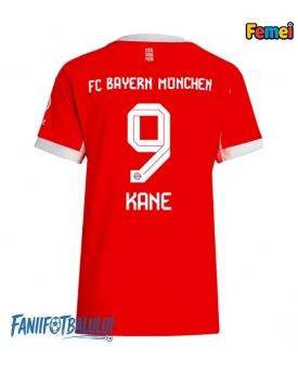 Bayern Munich Harry Kane #9 Tricou Fotbal Replică 2025-26 Femei Acasa Bayern Munich Harry Kane #9 Tricou Fotbal Replică 2025-26 Femei Acasa